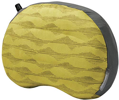 Therm a Rest Air Head   Almohada Hinchable de Viaje, tamaño L, 63 x 196 cm, Color Amarillo