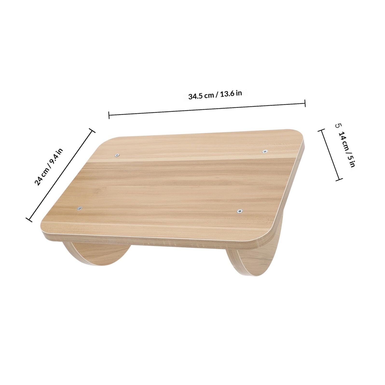 Reposapiés Color Aleatorio de Madera para Oficina Debajo del Escritorio Textura Confiable y Flexibilidad, Taburete Simple Adecuado para Hogar y Trabajo