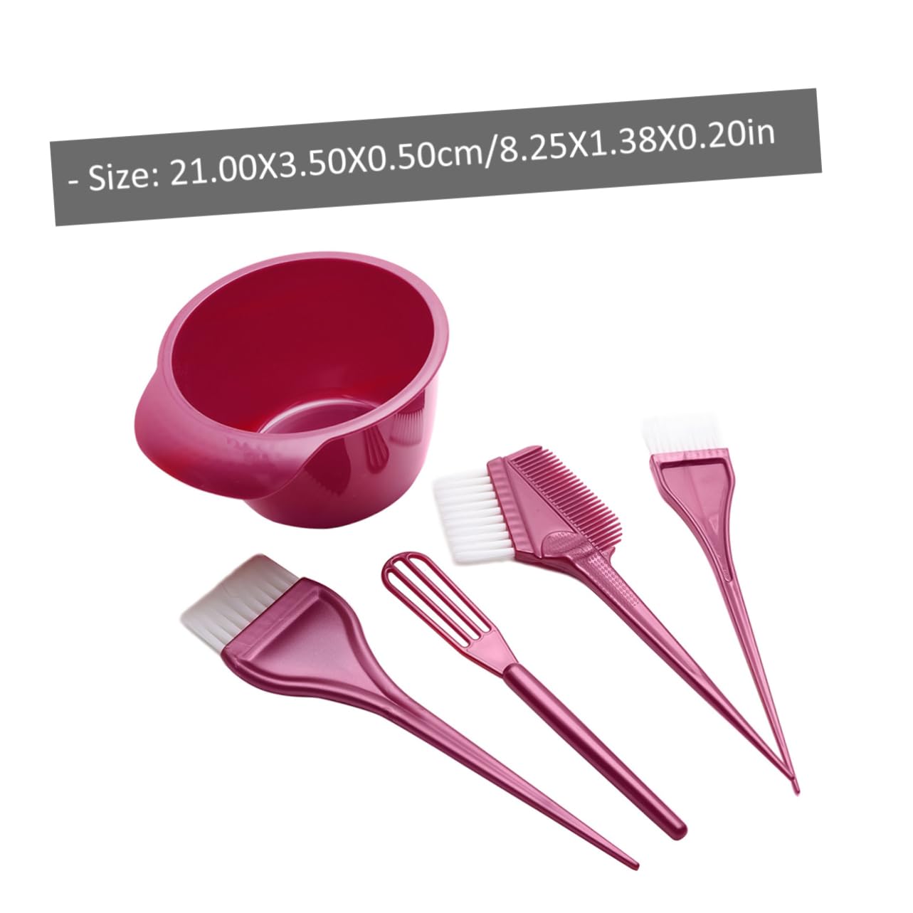 FOMIYES Professional Hair Coloring Kit 1 Set Mixing Bowl Brush Comb Mixer Hair Dyeing Tools for Salon Home