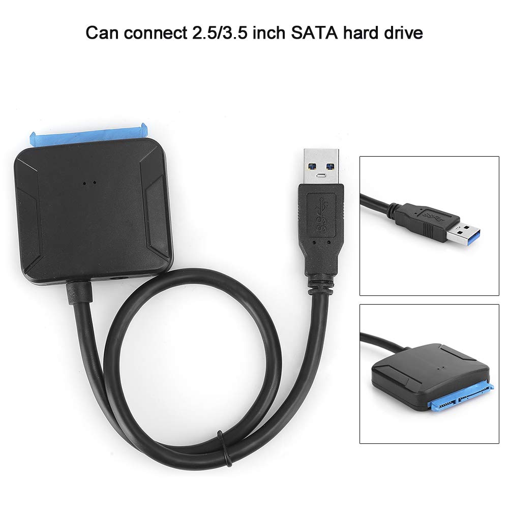Acouto a USB 3 0 Cavo 2 5/3 5 Pollici HDD SSD Convertitore di per Disco Rigido Adattatore per Collegare un a un Cavo USB 0Cavo Convertitore per Disco Rigido SSDCavo QuadratoSATA CableAdapter