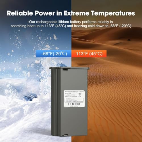 Image of 6000mAh Battery for Reveal Series Hunting Camera (2-Pack) | Compatible with Reveal X, XB, SK, X Gen 2.0, X Gen 3.0, X Pro, X Pro 3.0, with LED Battery Meter