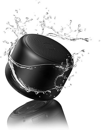 Bobtot Altavoces Bluetooth portátiles inalámbricos, altavoz impermeable con sonido estéreo fuerte, 15 horas de reproducción, batería recargable,