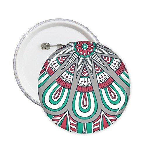 Badge bouton motif illustration pétale rond DIYthinker 5Pcs L