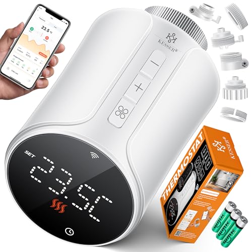 KESSER® Heizkörperthermostat WiFi Heizungsregler...