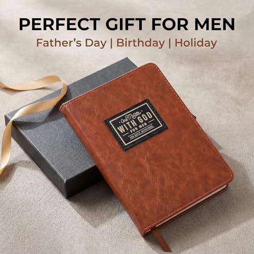 seyobo 2026 One Minute with God Daily Devotional for Men, 365-Day Christian Prayer Journal with Bible Verses, Premium Leather Hardcover, Faith Gift for Dad Husband Pastor, Spiritual Growth by seyobo - Image 6