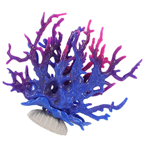 BCOATH Fish Tank Coral Decor Realistic Simulated Coral Branches Office Aquarium Decorations