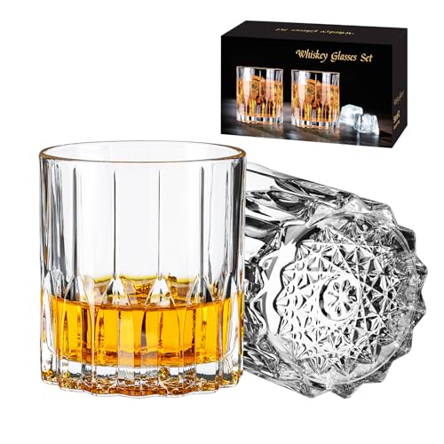 Ocean ice Whiskey Glasses Set of 2