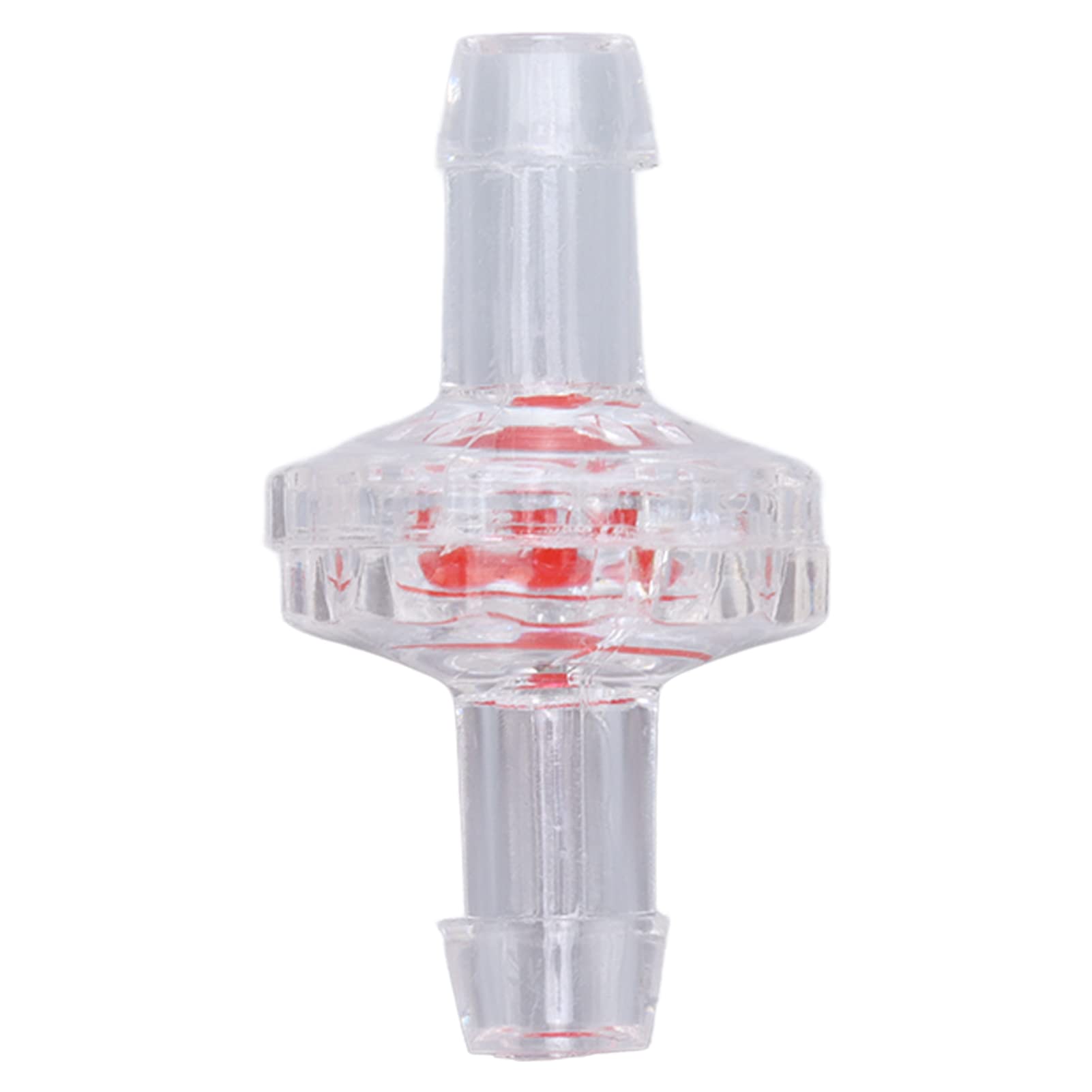 10 Válvulas de Retención de 1 Vía, Manguera de Plástico PP, Parada de Agua, Púa de Diafragma para Alimentación de Entrada de Aire (5mm transparente)