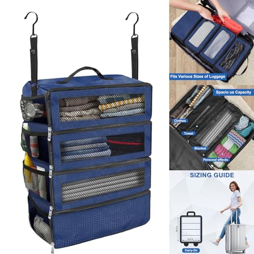 Foldable Travel Clothes Storage Bag Unique Foldable Clothing Storage Bag With Multiple Sections For Neat Arrangement4