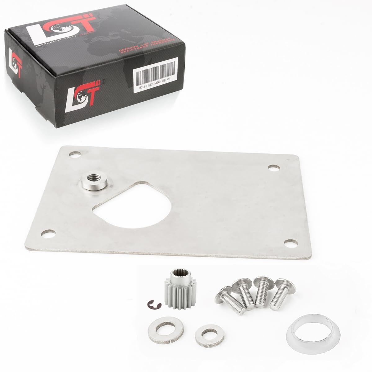Original LST Reparaturkit Set Verdeckmotor Zahnrad Ritzel kompatibel mit BMW 3er E30 Cabrio – Instandsetzung des ausgebrochenen Umlenkpunkts am Verdeckmotorgehäuse, für elektrisches Verdeck