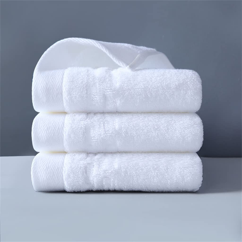Asciugamano in cotone per lavare il viso, per uso domestico, in cotone spesso, per uomini e donne, per capelli, per il bagno, per adulti, non facile da far cadere, asciugamano in lana, 3 pezzi, 74*34