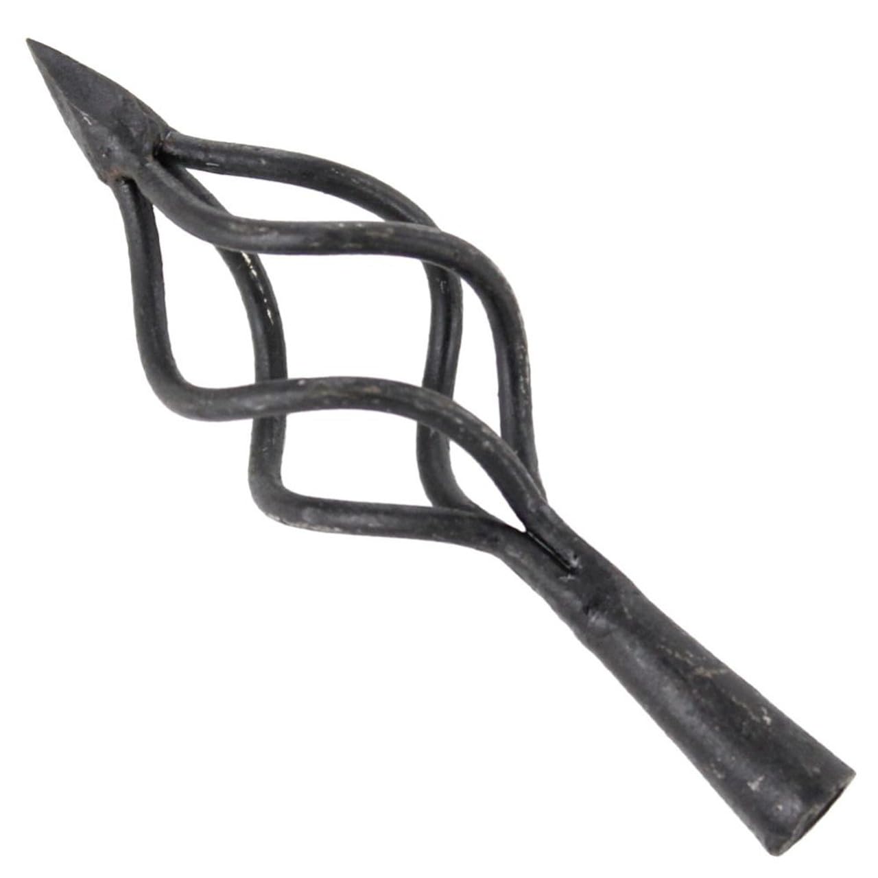 The Sizzling Archers Forged Iron Cage Fire Arrow Head