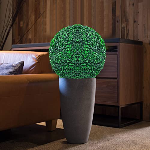 Sunnyglade 2 PCS 7 inch 4 Layers Artificial Plant Topiary Ball Faux Boxwood Decorative Balls for Backyard, Balcony,Garden, Wedding and Home Décor (7 inch) - Image 6