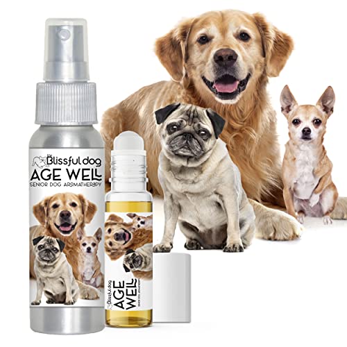 Image of The Blissful Dog 3 Old Friends Age Well Dog Aromatherapy Roll-On, 0.45oz