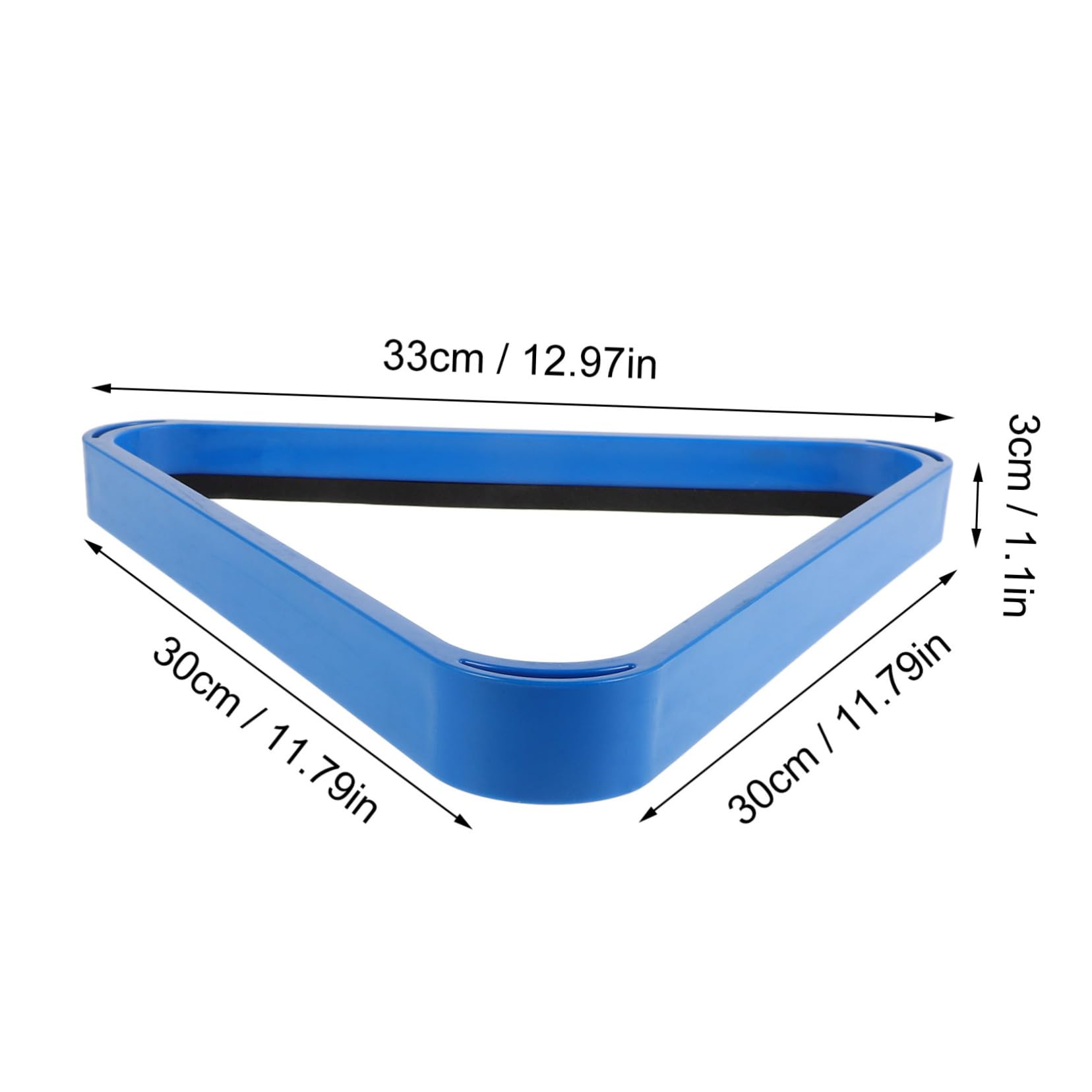 BESPORTBLE Pool Table Triangle Rack Billiard Ball Holder Plastic Positioning Rack Lightweight Billiards Storage Bracket