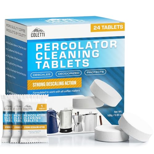 COLETTI Coffee Pot Cleaner — Coffee Percolator Cleaner, Coffee Cleaning