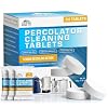 COLETTI Coffee Pot Cleaner Coffee Percolator Cleaner, Coffee Cleaning Tablets Descaler for Stainless Steel Percolator, Moka Pot, French Press Individually Wrapped Tablets [Pack of 24]