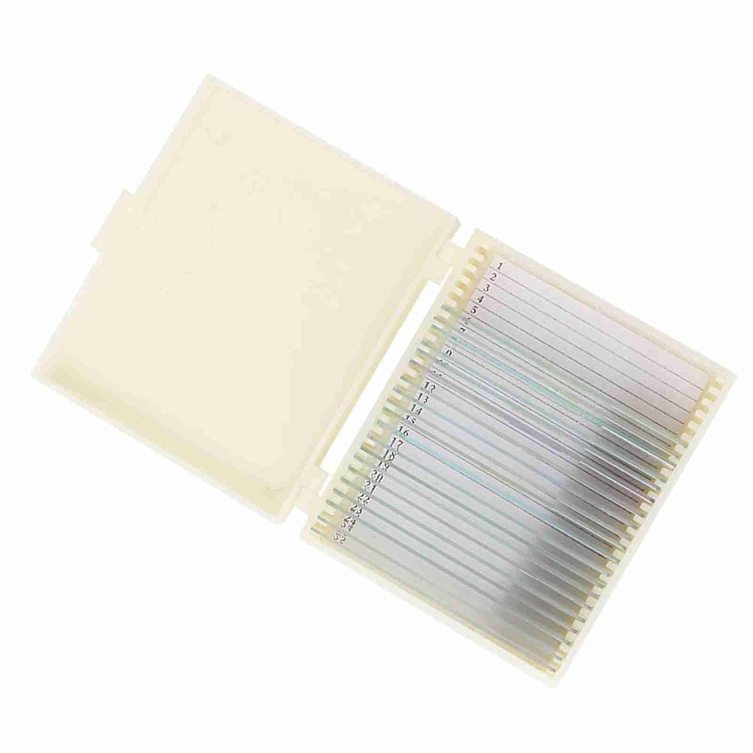 20pcs Dyeing Treatment Microbiological Bacterial Specimens Biology Microscope Slices, High Quality Prepared Biology Slide for Educational and Research Purposes