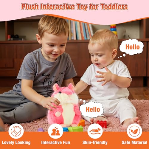 Image of Kids Toys Talking Hamster Repeats What You Say Toddler Toys for Kids,