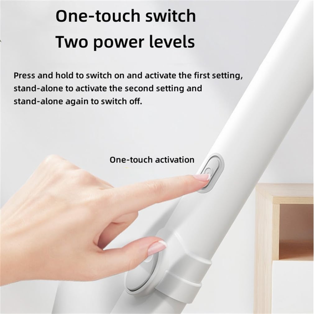 Depurador eléctrico para limpieza, diferentes cabezales de cepillo, diseño retráctil, 6 cabezales de limpieza reemplazables, para baño, ducha, bañera, vidrio, coche
