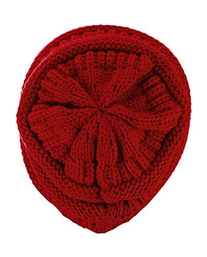 Image of Cambridge Select Thick Slouchy Knit Oversized Beanie Cap Hat