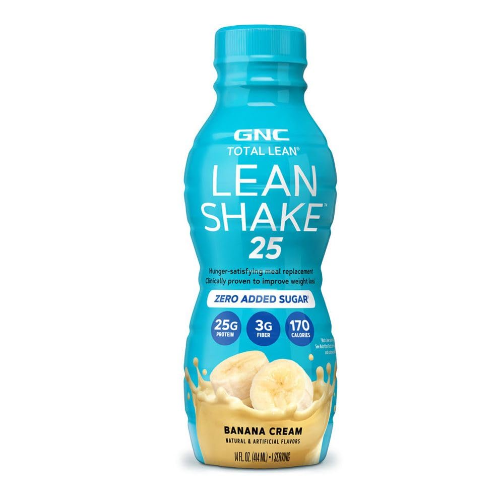 GNC TOTAL LEAN® Lean Shake™ 25 - Banana Cream - 14oz
