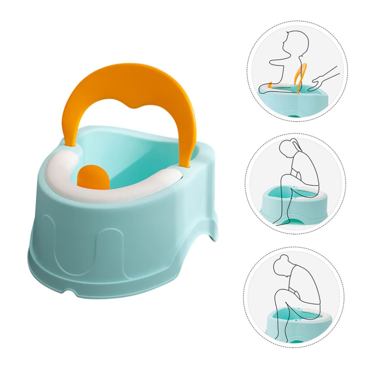 VICASKY Orinal Infantil Portátil Lavabo Para Bebés Resistente y Fácil De Transportar
