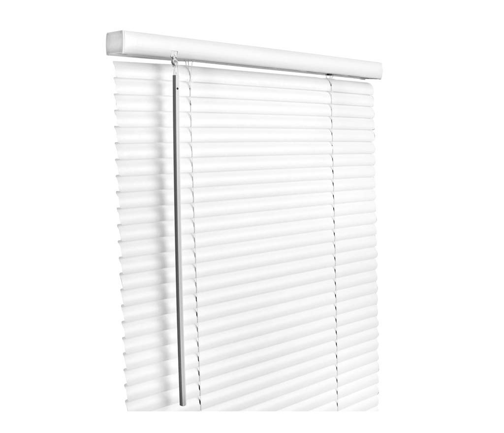 Living Accents Vinyl 1 in. Blinds 31 in. W x 72 in. H White Cordless