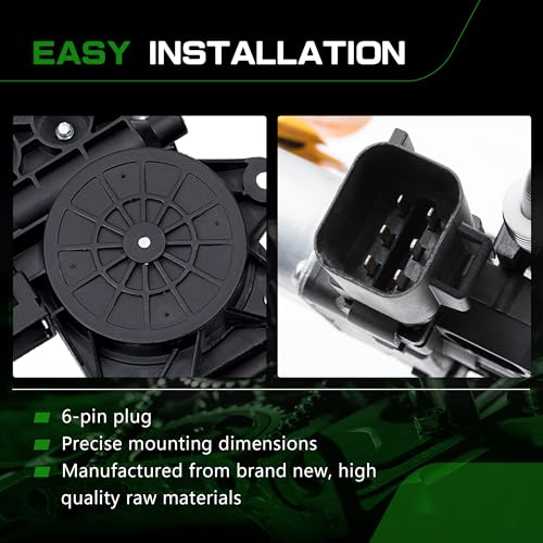 Image of Power Window Regulator with Motor Compatible with Jaguar XF 2009-2015,XFR 2010-2015 XFR-S,2013-2015,Rear Driver Side,Replace # C2Z26992