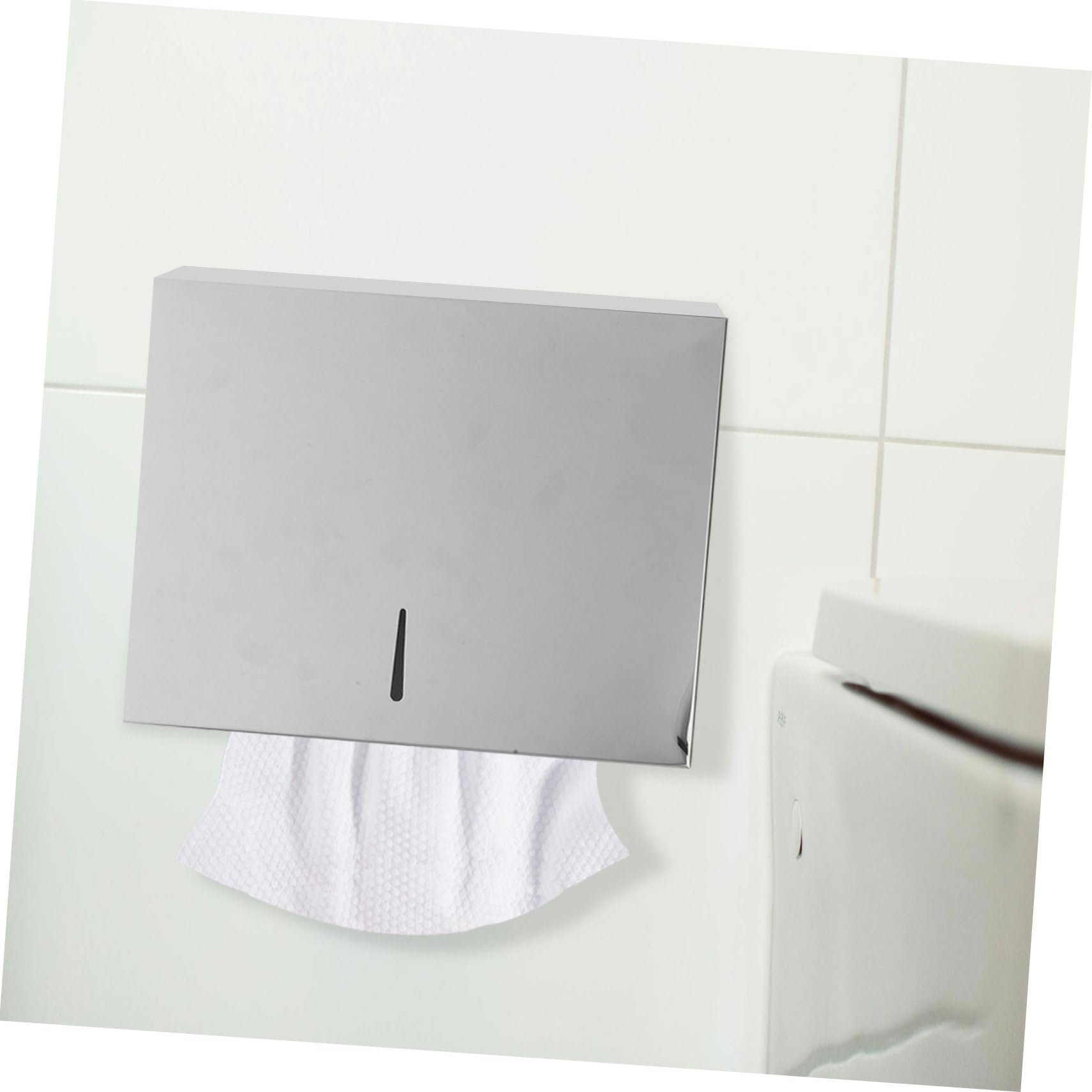 BESTYASH Dispenser Asciugamani Acciaio Inossidabile e Resistente per Pubblici e Commerciali Design per Maggiore Comfort
