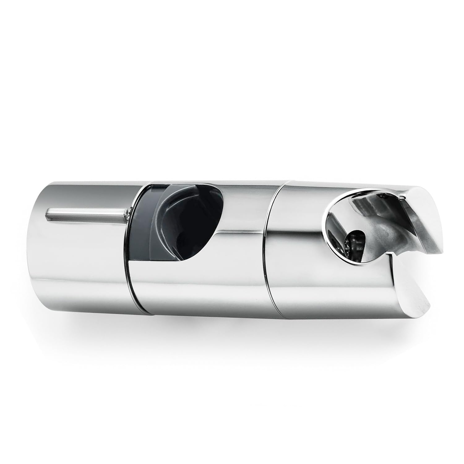 SAMODRA Shower Head Holder for 19-25mm Slide Bar - Shower Rod Holder Riser Rail Bracket Replacement - Chrome