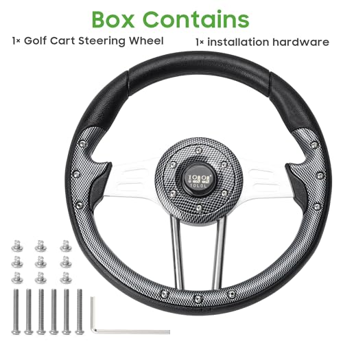 10L0L Universelles Design Golfwagen-Lenkrad Passend Produktbild-Vorschau 10