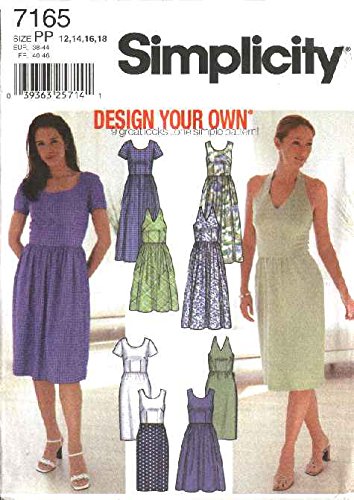 Patron de couture Simplicity 7165 femme taille 40 à 46 pour jupes et hauts