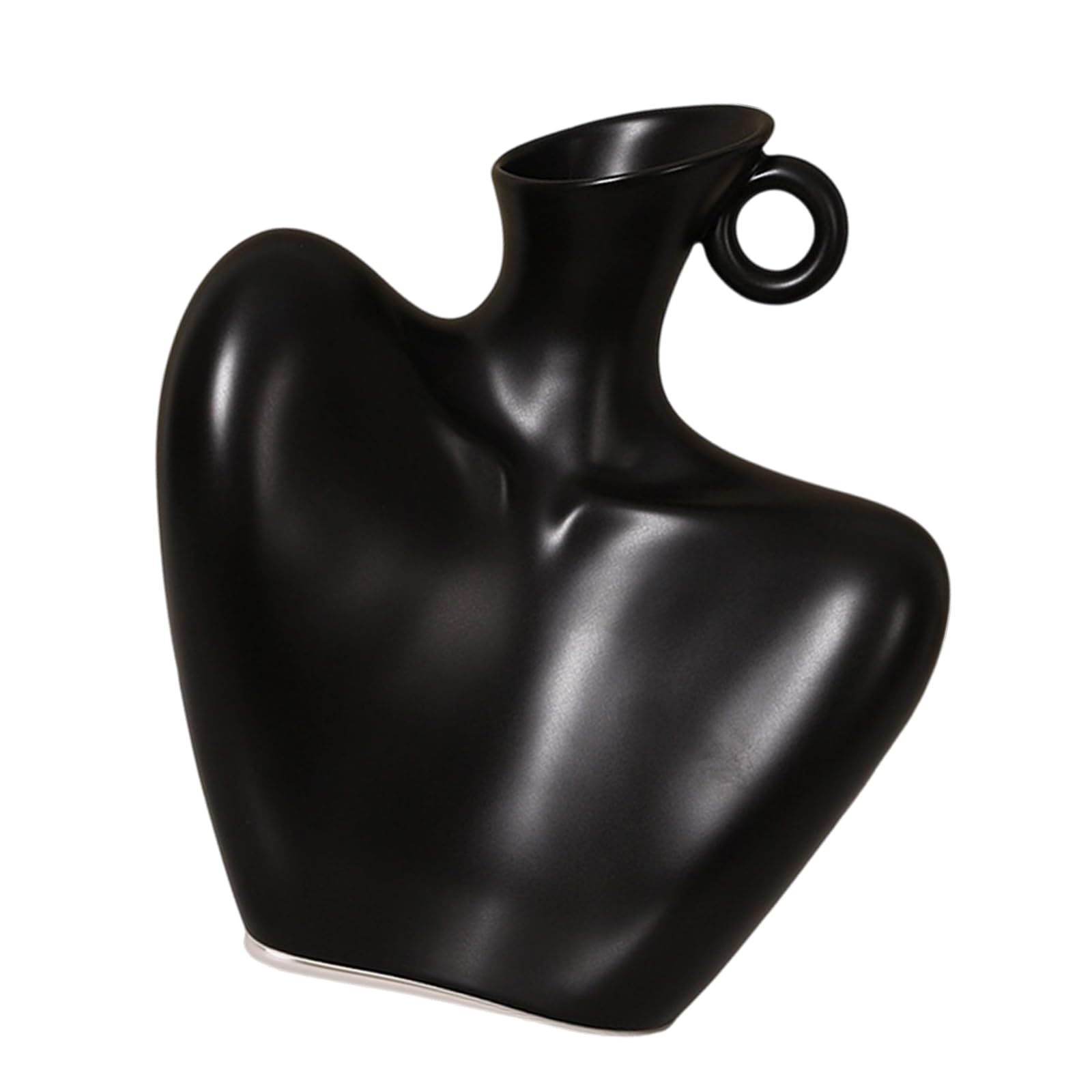 Nucelit Unique-Shaped Ceramic Flower Vases, Handcrafted Dried Floral Displays for Home/Aesthetic Enhancement Irregular Ceramic Vases