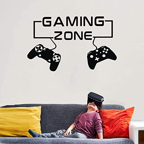 Vinilo decorativo gaming para pared fanquare negro miniatura 2