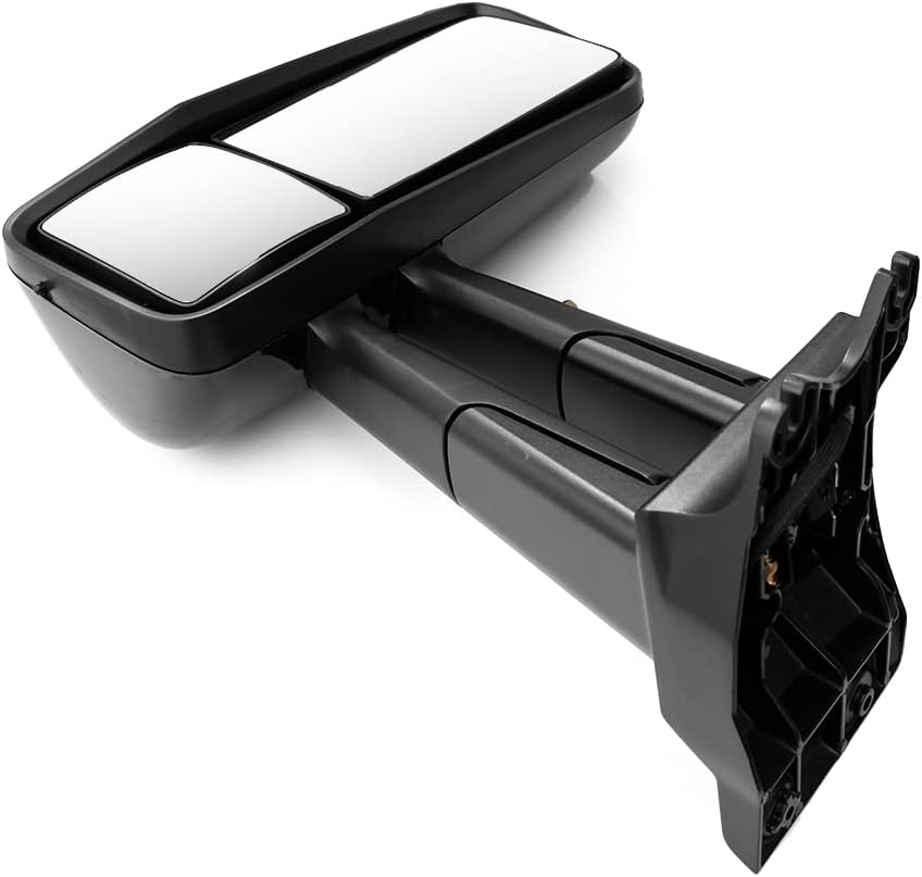 SEPEY Door Mirror Assembly for KENWORTH T680, Driver Side Black Heated Motorized Back Mirror with Arm for KENWORTH T680 T880, Left