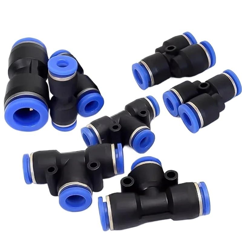 Raccord pneumatique PEG en T push-in pour tube air comprimé
