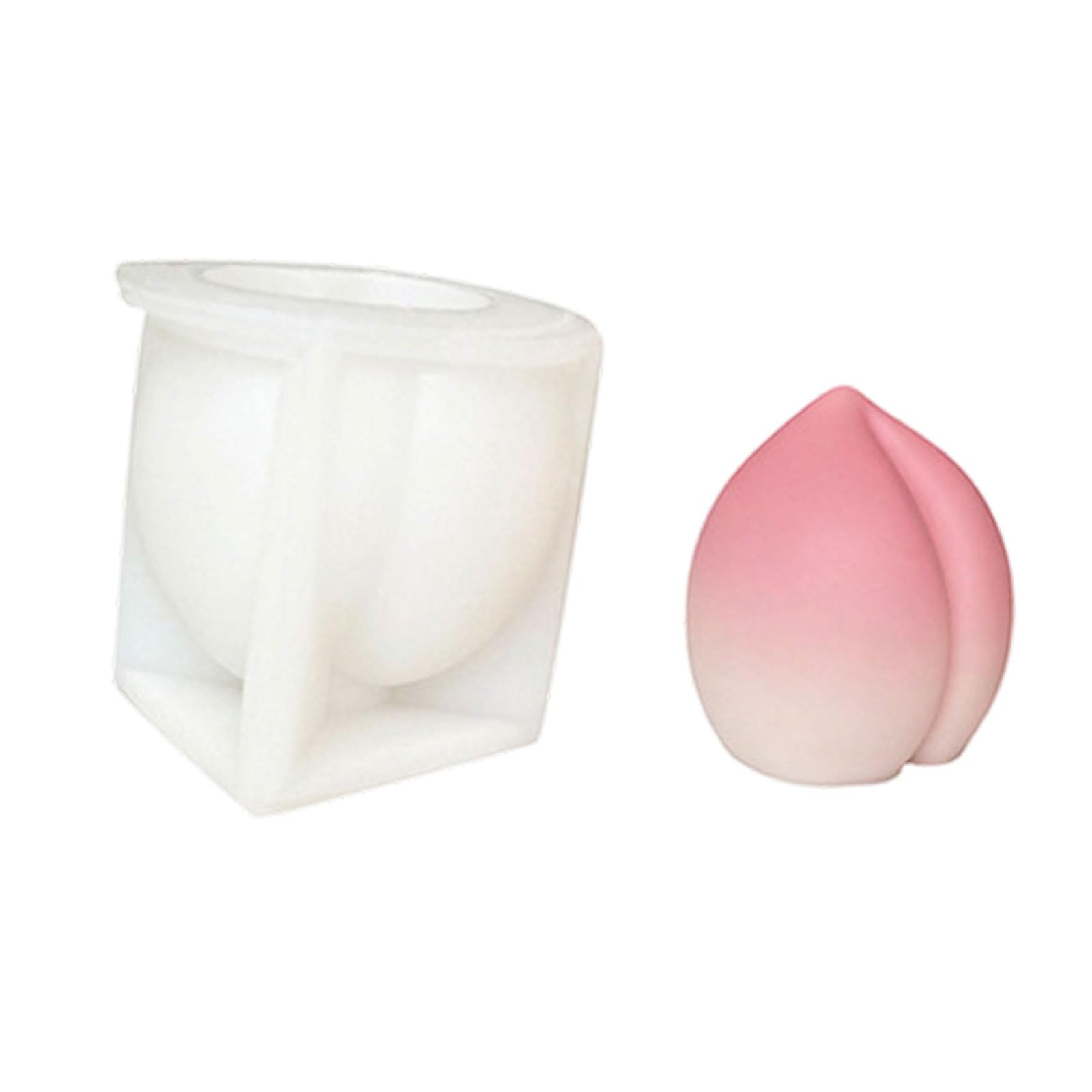 Tsophreniq Multicolor Silicone Peach For Baking Mousse Cake Soap Making Craft Supplies Peach Silicone