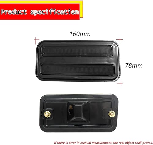 Miniatura 35 de Para 1970, 1971, 1972, 1973, 1974, 1975, 1976, 1977, 1978, 1979, 1980, 1981, Pontiac Firebird Trans Am, luz de marcador lateral, lente ahumada