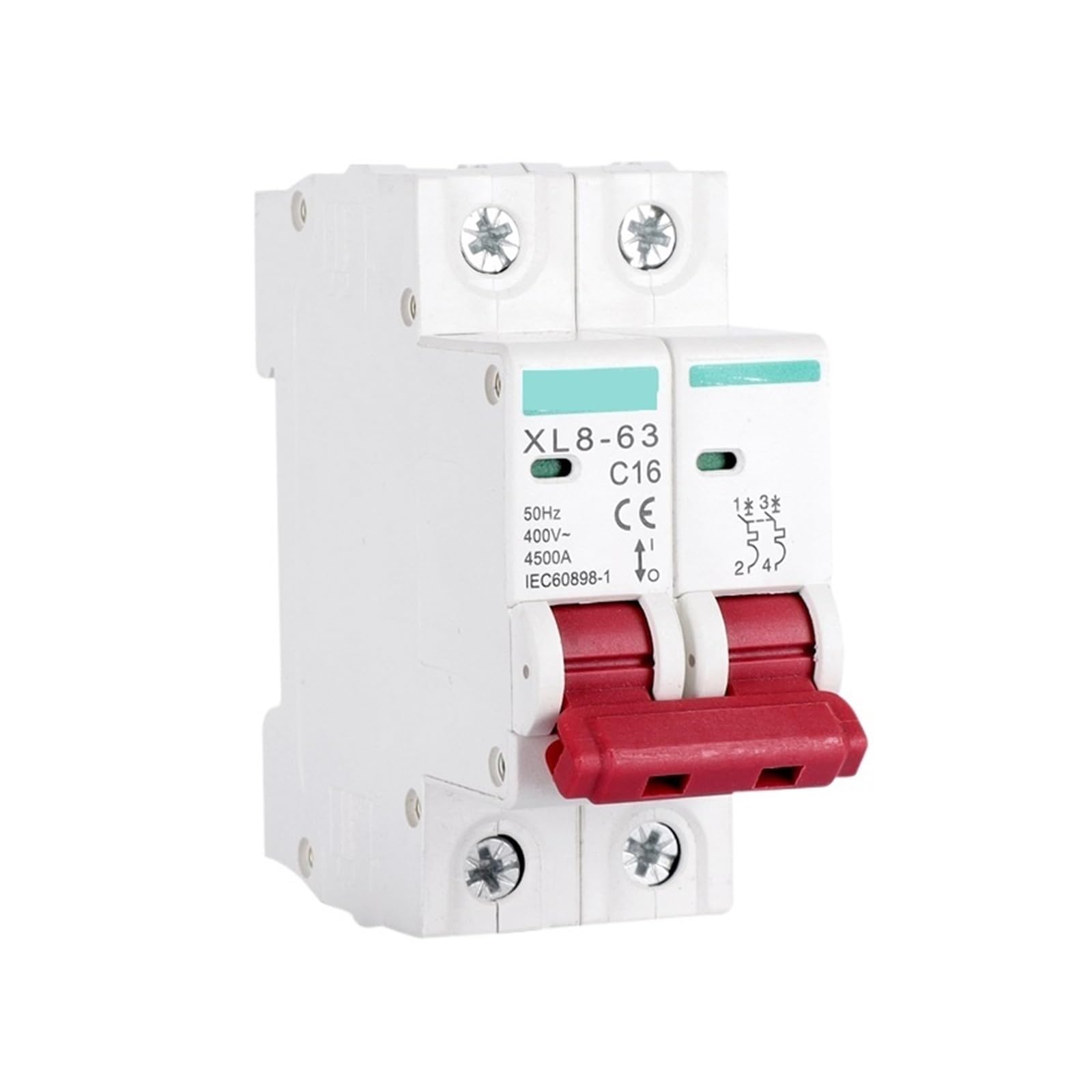 Disjoncteur miniature évitant les surcharges électriques du réseau alternatif domestique 20A