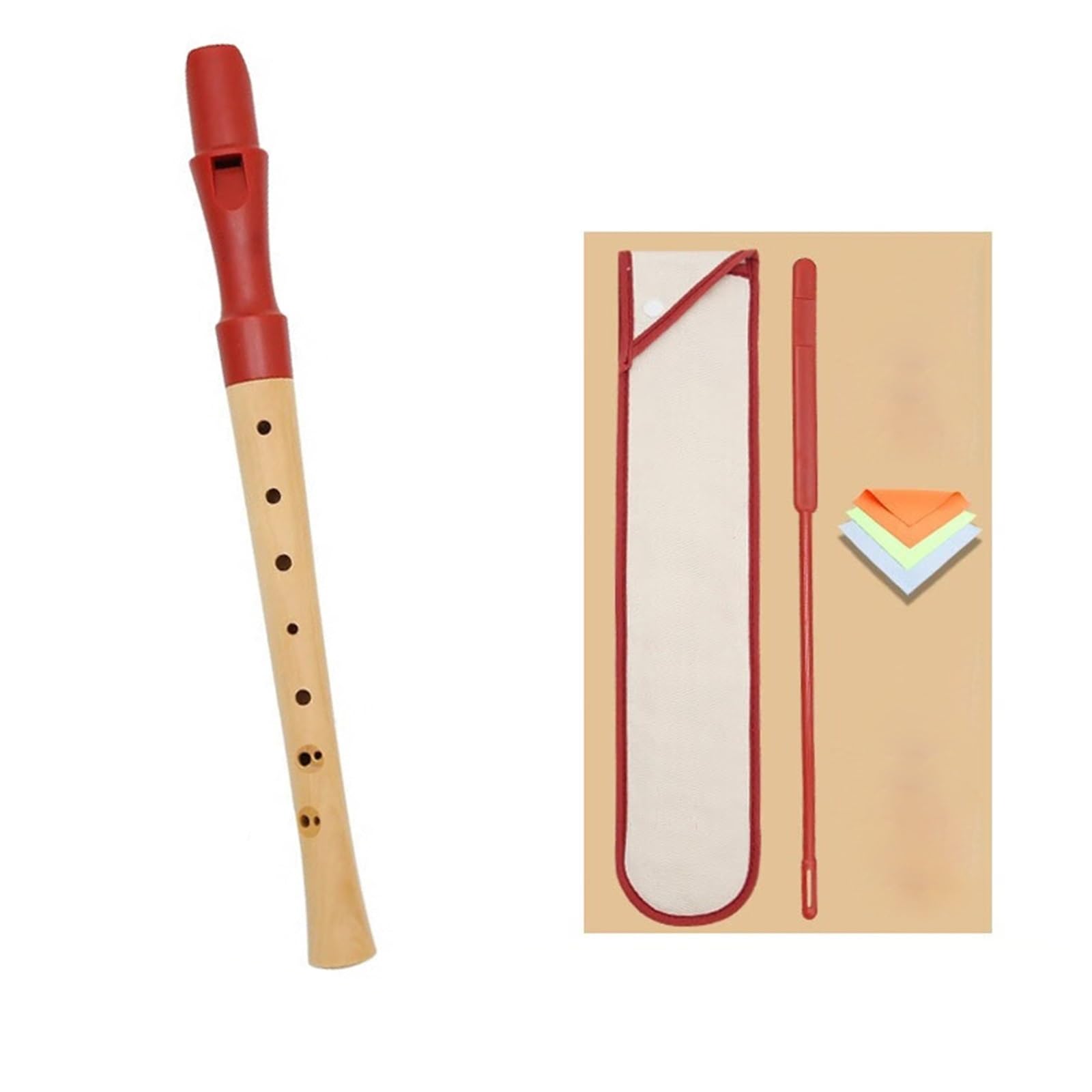 Gli Studenti Mezzo Legno A Otto Fori Usano Il Flauto Dolce A 8 Fori Mezzo Legno Per La Pratica Professionale principianti flauto dolce soprano