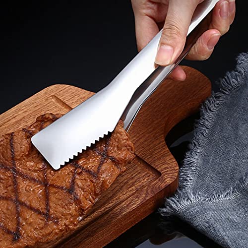 Kochzange Edelstahl-Küchenzange zum Braten, Kochen, Brot, Größe: 250 * 37 mm, einfach und bequem zu reinigen