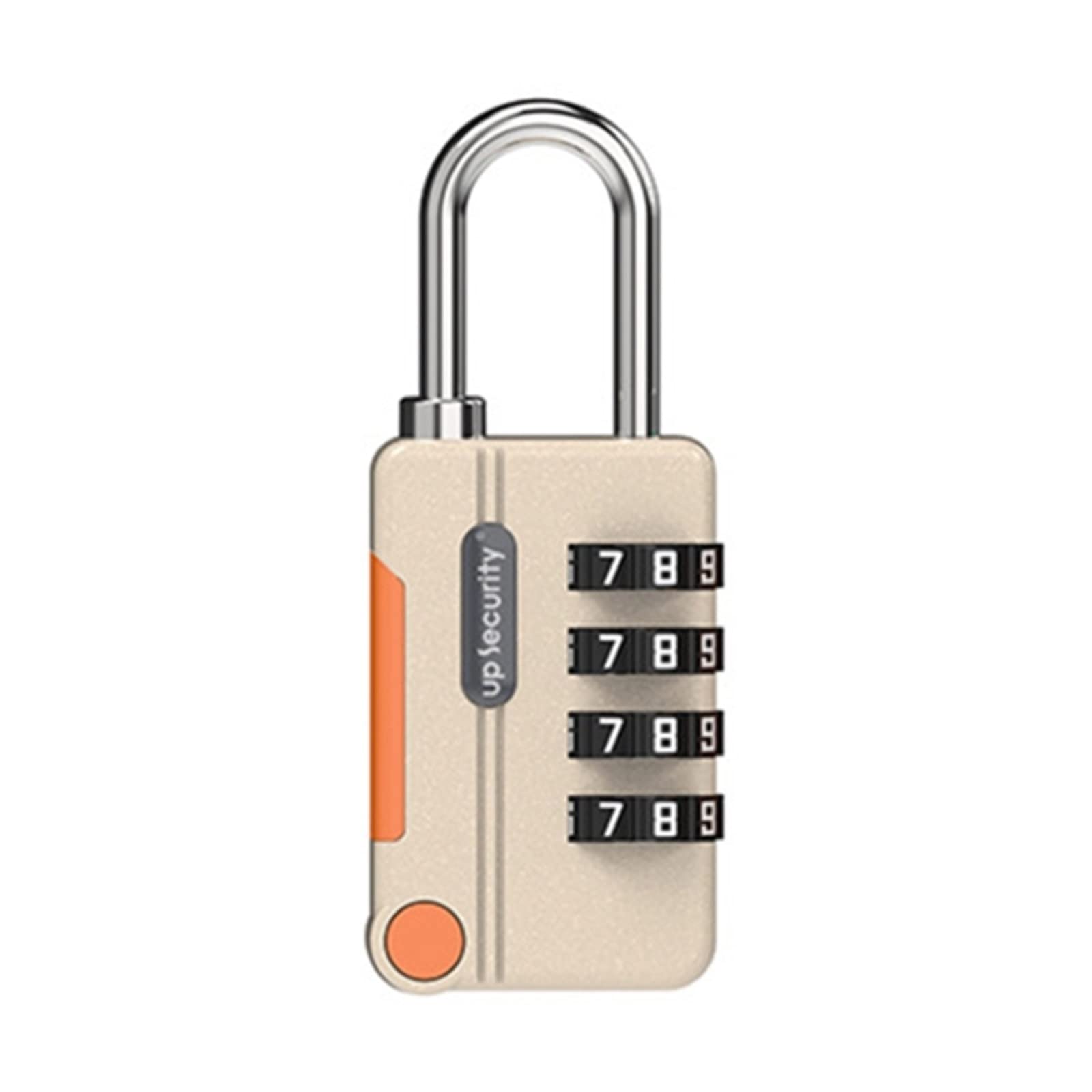 Cadenas à Combinaison，Cadenas pour mallettes Cadenas à Code, Cadenas à Combinaison à 4 Chiffres, Cadenas de sécurité en Alliage d'aluminium, Verrouillage par Mot de Passe(Gray,Gray)