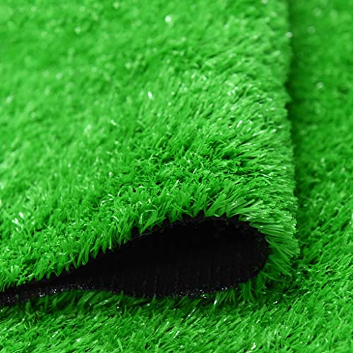 Jinxiaobei Outdoor artificial Artificial Grass Realistic Artificial Grass Rug Perfect For Indoor And Outdoor Landscape Artificial Lawn For Pets,Emerald Green (Color : 15mm, Size : 7.5mX2m)