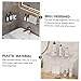 PRETYZOOM 3pcs Wall Mount Organizer Cosmetic Storage Shelf Easy to Install Floating Shelves for Bathroom Kitchen and Bedroom Use Plastic Design No Tools Required