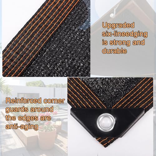 Clôture de protection noire 6x13m résistante pour poulailler - 8