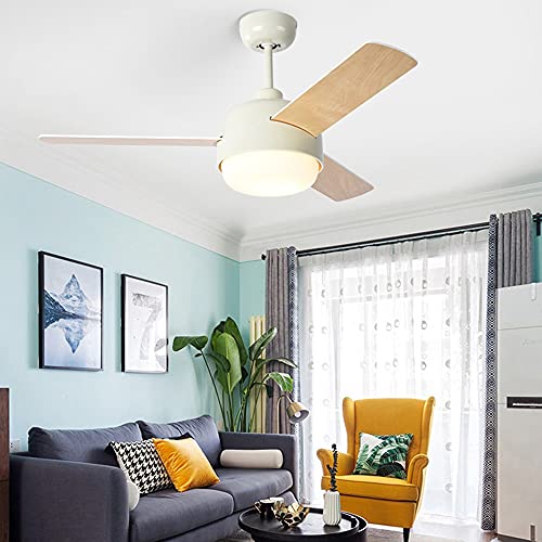 Plafonnier LED ventilateur de plafond télécommande dimmable 3 vitesses - 8