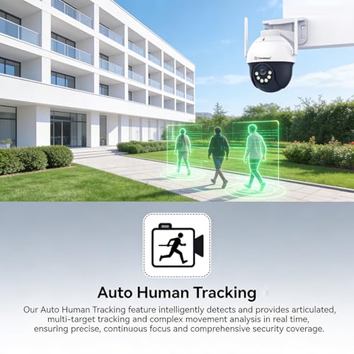Image of Consistent 3MP 4G PAN-TILT ATC Outdoor Camera | IP66 Rated | Two Way Audio | Human Detection | 4G SIM Support | 256GB Memory Card Cloud Storage | Alexa Compatible | STQC Certified.