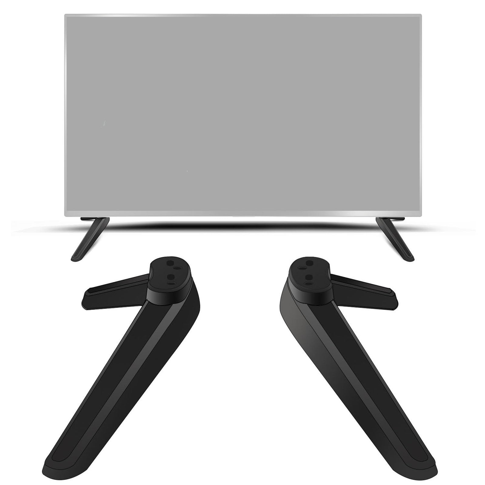 テレビの脚 Amazon | テレビスタンド脚足ほとんどのテレビ用取り付け穴距離 17-20