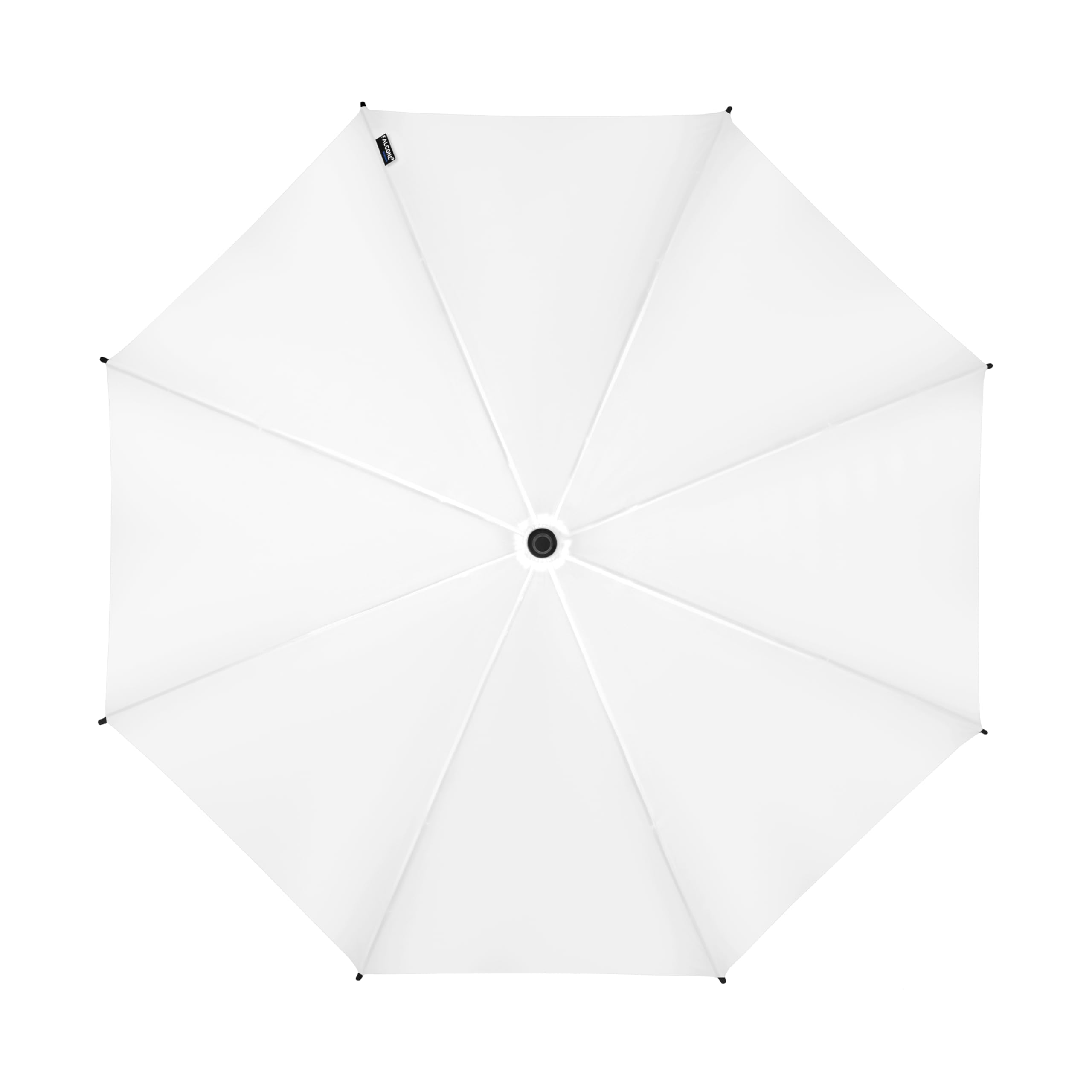 Falcone - Kompaktowy wiatroszczelny parasol - Automatyczny, Biały, 102 cm